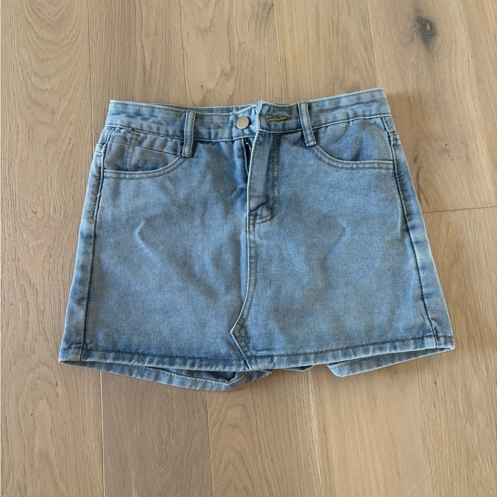 Denim Mini Skirt